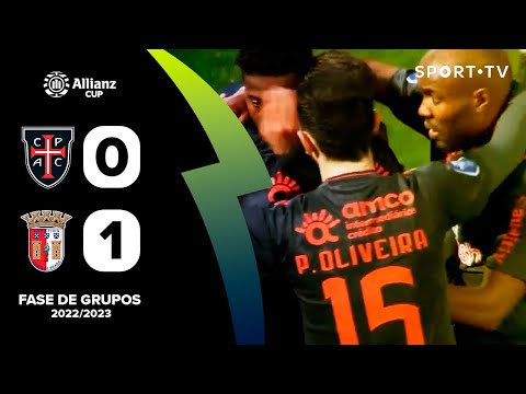 Resumo: Casa Pia AC 0-1 SC Braga - Allianz Cup | SPORT TV