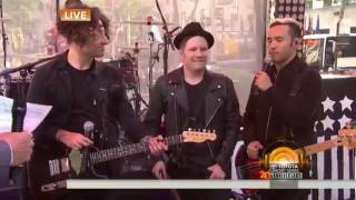 Fall Out Boy performs &#39;Centuries&#39; &amp; &#39;Uma Thurman&#39; Live on Today Show