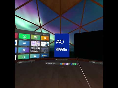 Headset screen cast