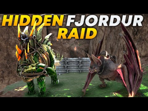 I SOLO Raided A Hidden Cliff Base On Fjordur For Crazy Profit  - ARK