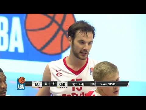 ABA Liga 2015/16, Round 8 match: Tajfun - Cedevita (1.11.2015)