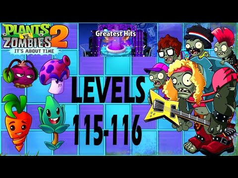 Plants Vs Zombies 2-Greatest Hits Endless Levels {115-116} Walkthrough