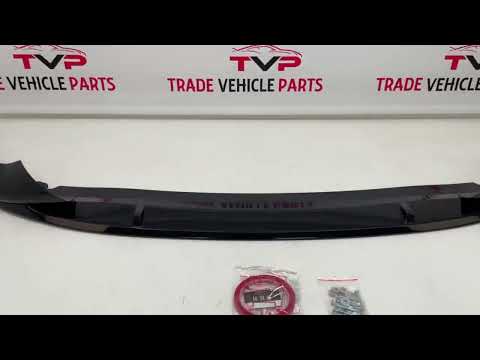 Fits BMW 5 Series G30 G31 Front Lip Splitter Spoiler Gloss Black video