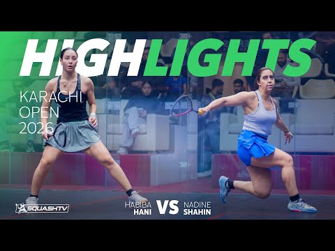 🇪🇬 Shahin v Hani 🇪🇬 | Karachi Open 2026 | ROUND 1 HIGHLIGHTS