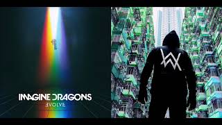 Song Of The River - Imagine Dragons vs Alan Walker (Mashup)