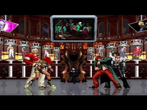 KOF MUGEN Orochi Leona Blood & Caesar Yashiro VS Iori Yagami & Nao