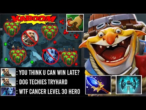 2000 IQ TECHIES Fallen Sky 30 Level vs 5k HP Kunkka Epic Late Game Full Bomb 7.24 Dota 2