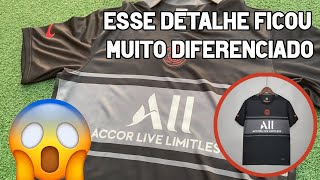 Review da Camisa Preta do PSG 2021/2022🤩