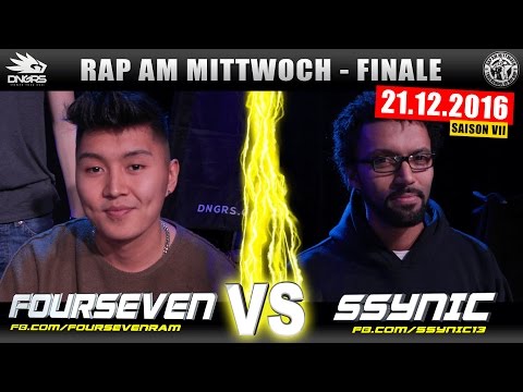 RAP AM MITTWOCH FRANKFURT: FOURSEVEN vs SSYNIC 21.12.16 BattleMania Finale (4/4) GERMAN BATTLE