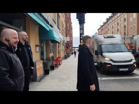 Stockholm, walking on Södermalm - Söder Mälarstrand 4K #54