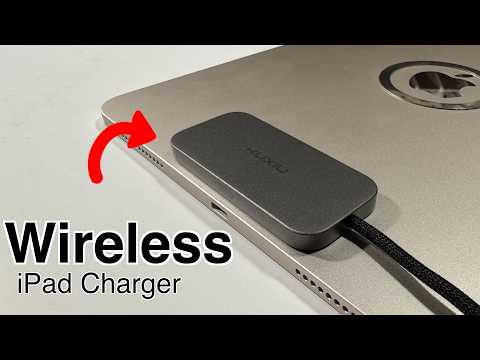 Magnetic Wireless Charger for iPad 10th 11th Generation,27W Fast Charging Smart Connector Charger,Alloy Material Wireless Charging pad,Equipped with USB-C Data Cable (3, Feet) video review thumbnail