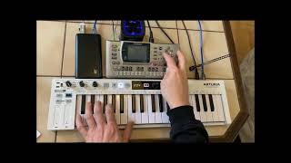 Video thumbnail for Assigning Keystep37 CC to Yamaha QY100 sequencer by matszh