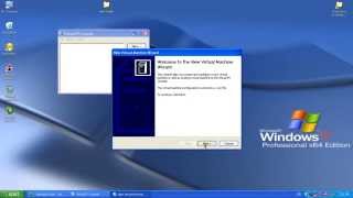 How to open an existing vhd file by microsoft virtual pc