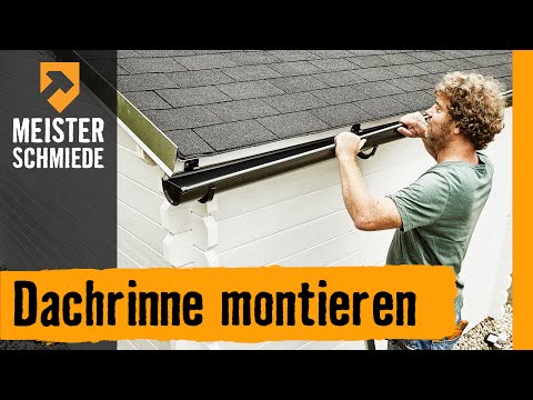 HORNBACH Meisterschmiede - Dachrinne montieren