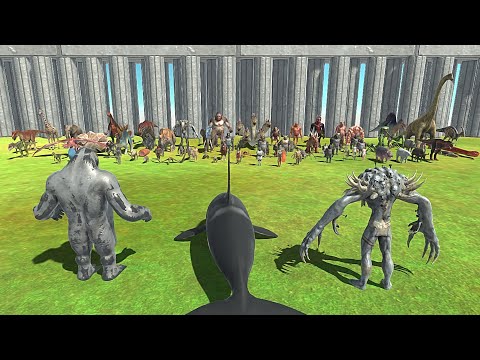 GORO WITH ORCA & SCOURGE VS EVERY FACTION - Animal Revolt Battle Simulator