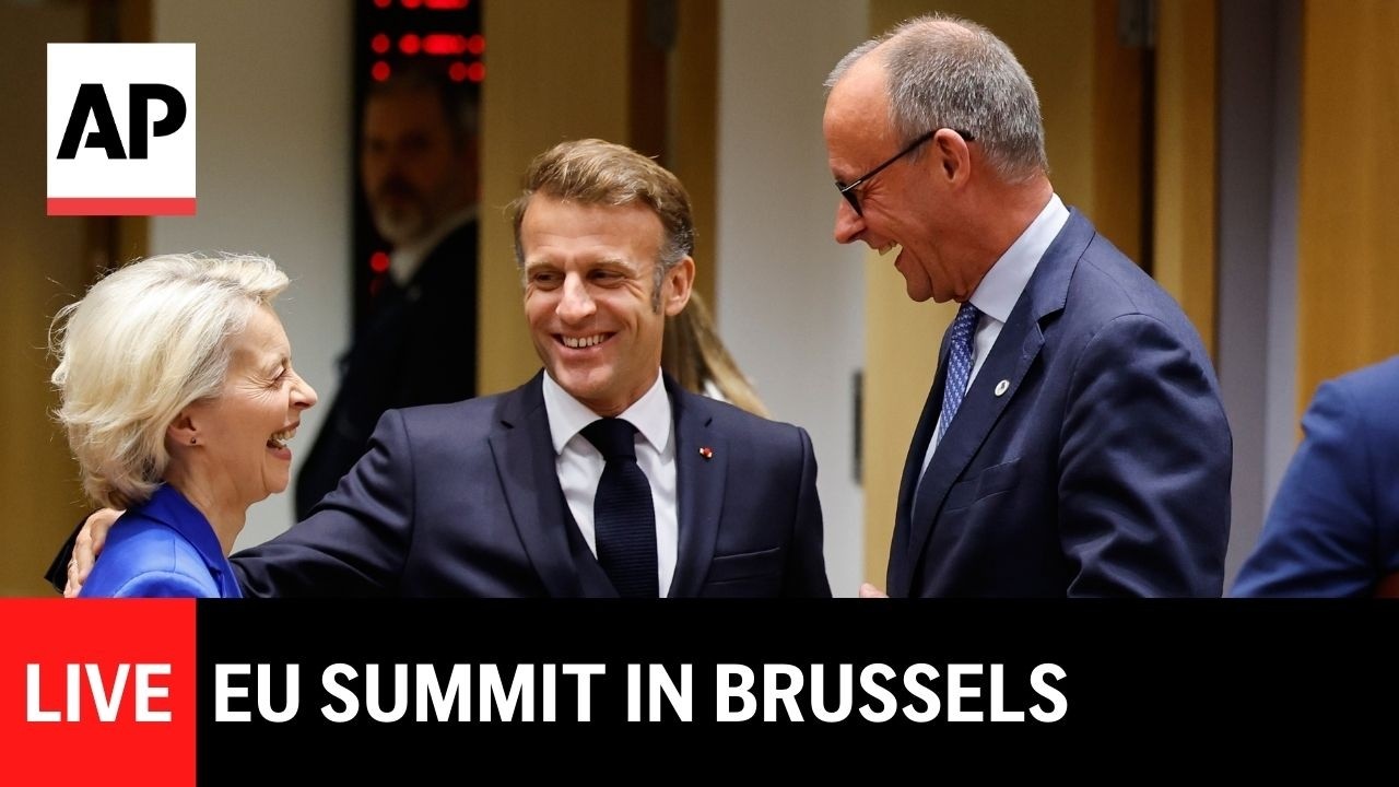 Video | LIVE: European Union leaders hold summit for talks on Iran war and Ukraine