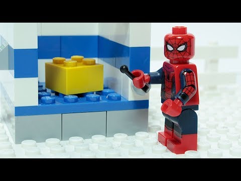 Lego Spider-man Matching Brick Objects Superheroes Funny Animation