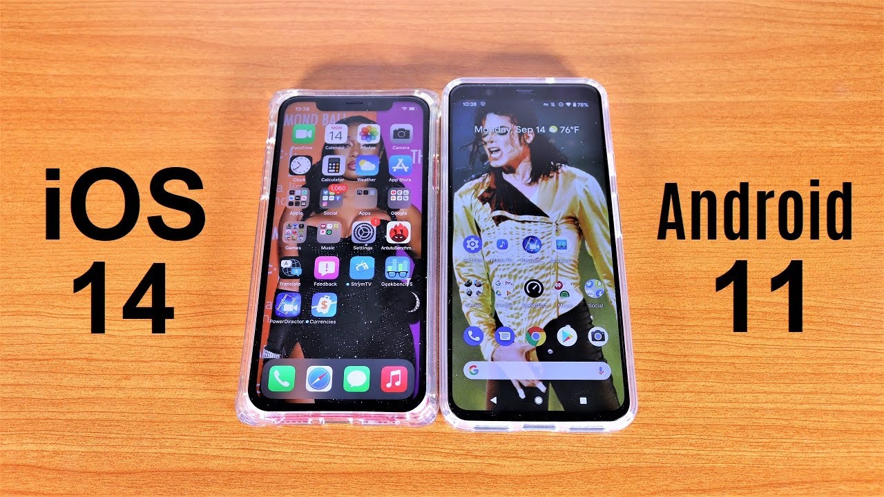 Google Pixel 4 XL Android 11 Vs iPhone 11 iOS 14 Speed Test