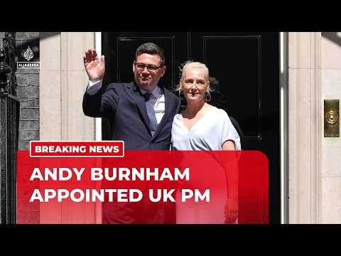 Andy Burnham delivers first speech as UK’s seventh prime minister
