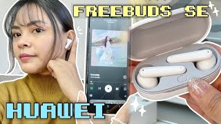 HUAWEI Freebuds SE Aesthetic Unboxing + Audio Testing (with Built-in Noise Cancelling) ❤︎ Emmy Lou