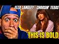 Rapper FIRST REACTION to Ella Langley - Choosin' Texas! I didn't Expect THIS....