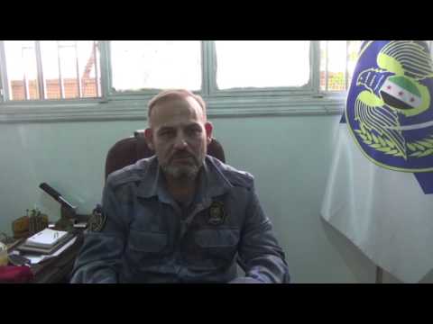 لقاء مع العميد أديب الشلاف قائد شرطة حلب الحرة حول واقع الشرطة بحلب