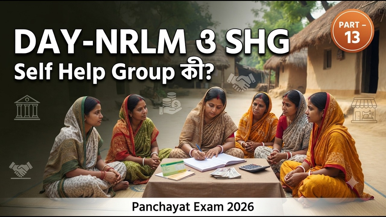 DAY-NRLM ও SHG | Rural Development Notes Part-13