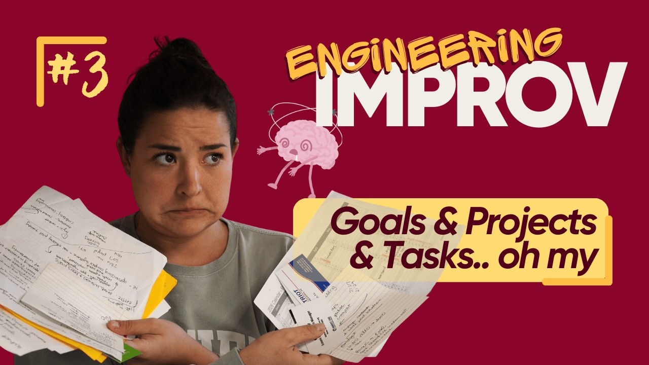 #3  - Good Idea Categorization - Goals vs Projects vs Tasks - #EngineeringImprov