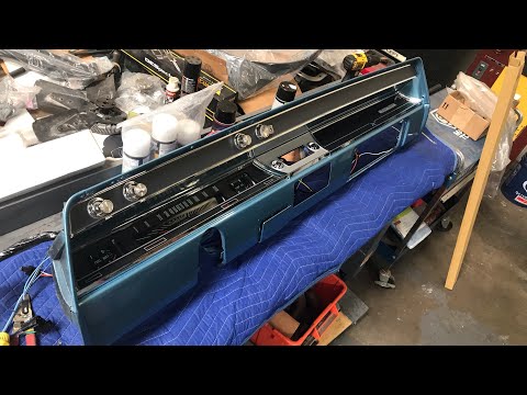 66 SS Chevelle instrument panel