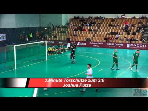 Einmarsch und Tore im Hallenfußball-Cup 2015 vom BFC Dynamo in Full HD
