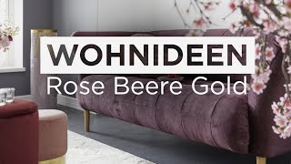 Rose Beere Gold Wohnidee | BAUR