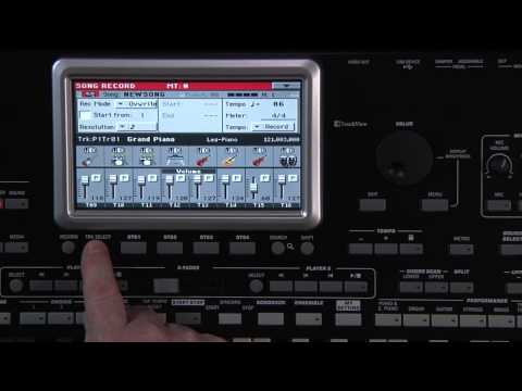 KORG Pa3X LE Video Manual - Part 7: Recording a Song