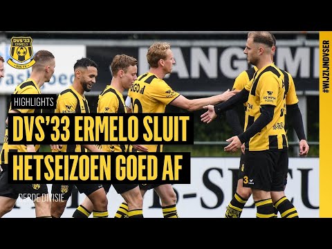 PRIMA SEIZOENSAFSLUITING VOOR DVS'33 ERMELO | Derde Divisie - Samenvatting