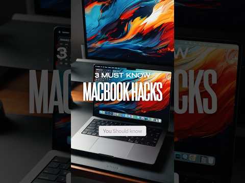 3 MUST KNOW Macbook Hacks 🔥 #shorts