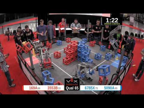 2015 VRC Sci Q65 - 169A 3553B vs 6785X 5090A - 46 to 14 - VEX Worlds 2015 - Science Division