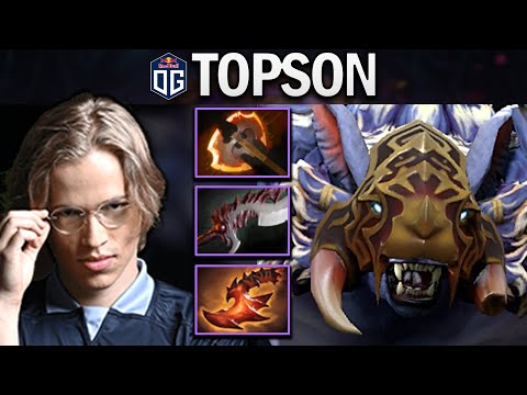 OG.TOPSON SMURF URSA - CLOSE GAME - DOTA 2 7.28 GAMEPLAY