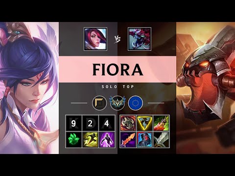 Fiora Top vs Cho'Gath - EUW Challenger Patch 25.20