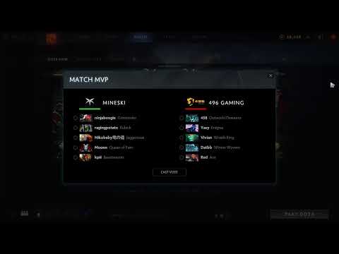 Mineski Vs 496 Gaming
