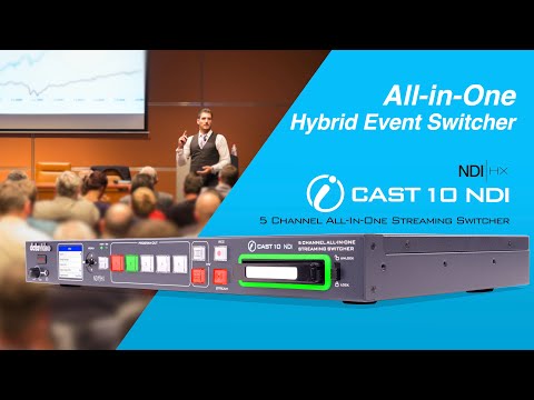 Datavideo iCAST 10NDI 5-Channel All-in-one Streaming Switcher