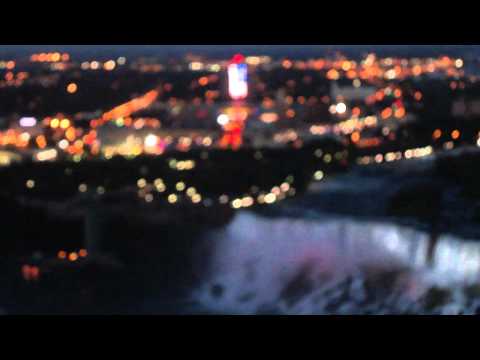 Night Scene of Niagara falls & Ontario city(Canada)..By Tek Kunwar(Hemja..Kaski) Now USA..