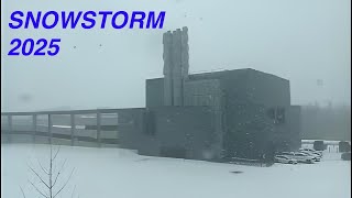 Toronto Snow Storm 2025 - 1080p/60 Motion Test Video. This Video Has No Sound.