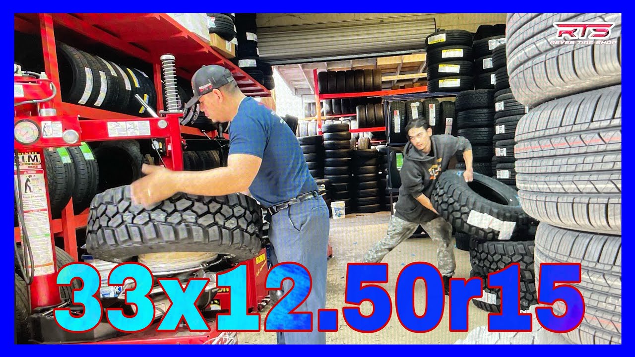 El Vlog # 73 ✅ Instalamos unas llantas 33x12.50r15 Mud-Terrain 👌 #reyestireshop