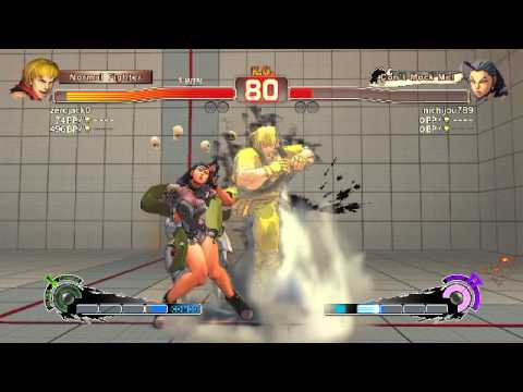 USF4: Ken(Zero) vs Rose(Nichi)
