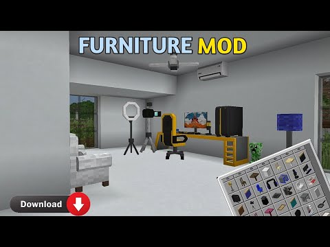 How To Download Furniture Mod In Minecraft Pe | Android | furniture mod minecraft pe
