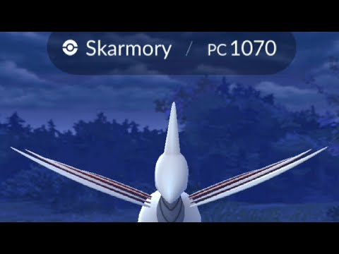 CATCHING POKÉMON GO SKARMORY エアームド Airmd | Airmure | Panzaeron | 무장조 | 盔甲鳥 | 盔甲鸟 | स्कारमोरी |