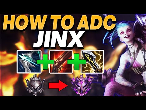 How to play Jinx ADC in low Elo - Jinx ADC Gameplay | Iron to Master #26