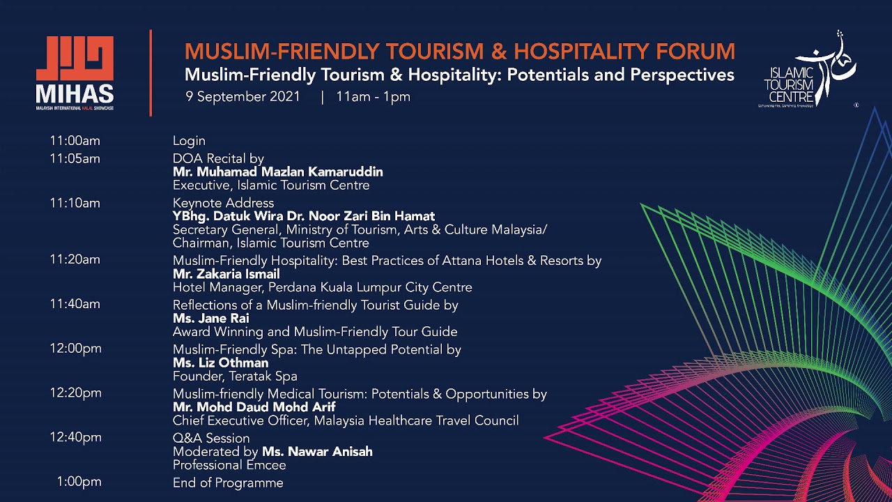 Islamic Tourism Centre's Muslim Friendly Tourism and Hospitality Forum at the 17th MIHAS