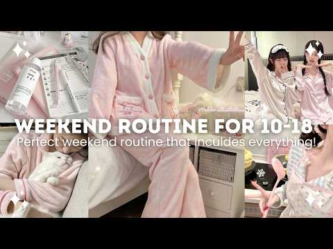 Productive Weekend routine for 10 to 18 years old (Perfect guide) ⋆.𐙚 ̊💗