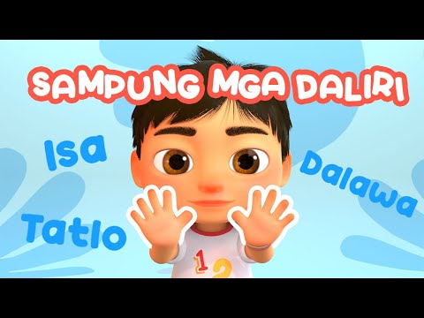 Sampung mga Daliri (2024) | Animated Filipino Children Song