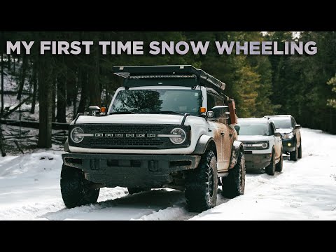 First Snow Overlanding Trip on Mogollon Rim, Arizona in my 2023 Ford Bronco Badlands